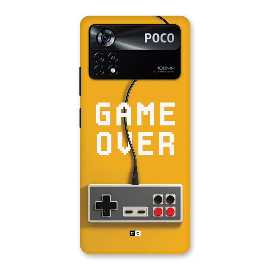 Game Over Remote Back Case for Poco X4 Pro 5G