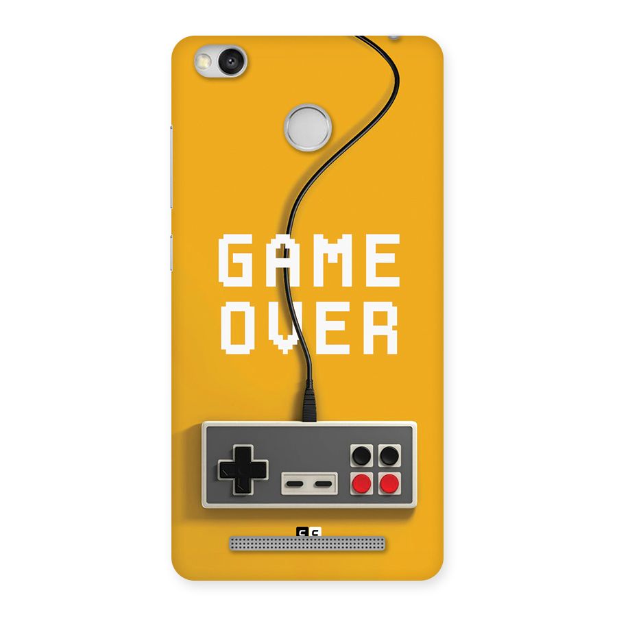Game Over Remote Back Case for Redmi 3S Prime