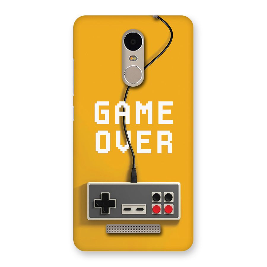 Game Over Remote Back Case for Redmi Note 3