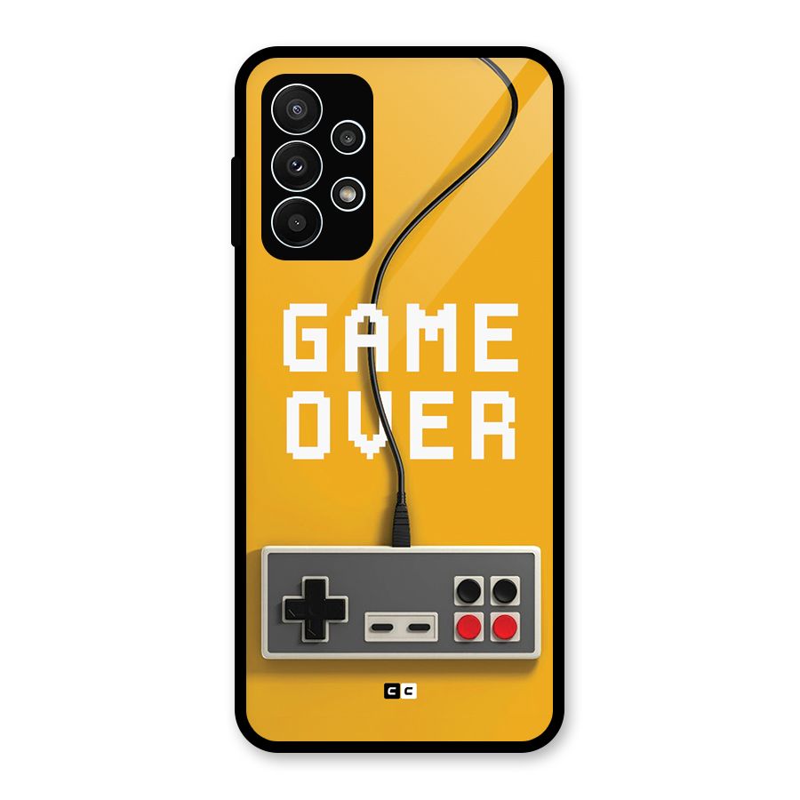 Game Over Remote Glass Back Case for Galaxy A23