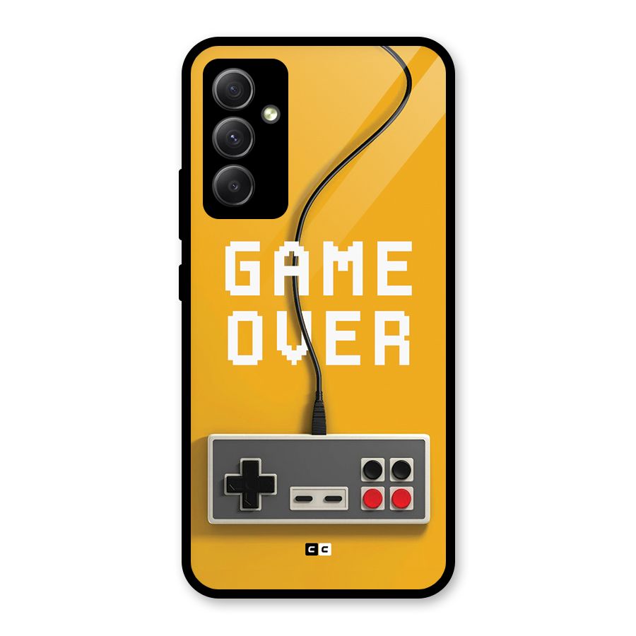 Game Over Remote Glass Back Case for Galaxy A34