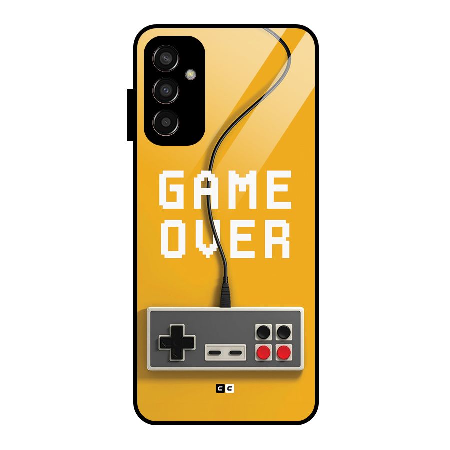 Game Over Remote Glass Back Case for Galaxy F13