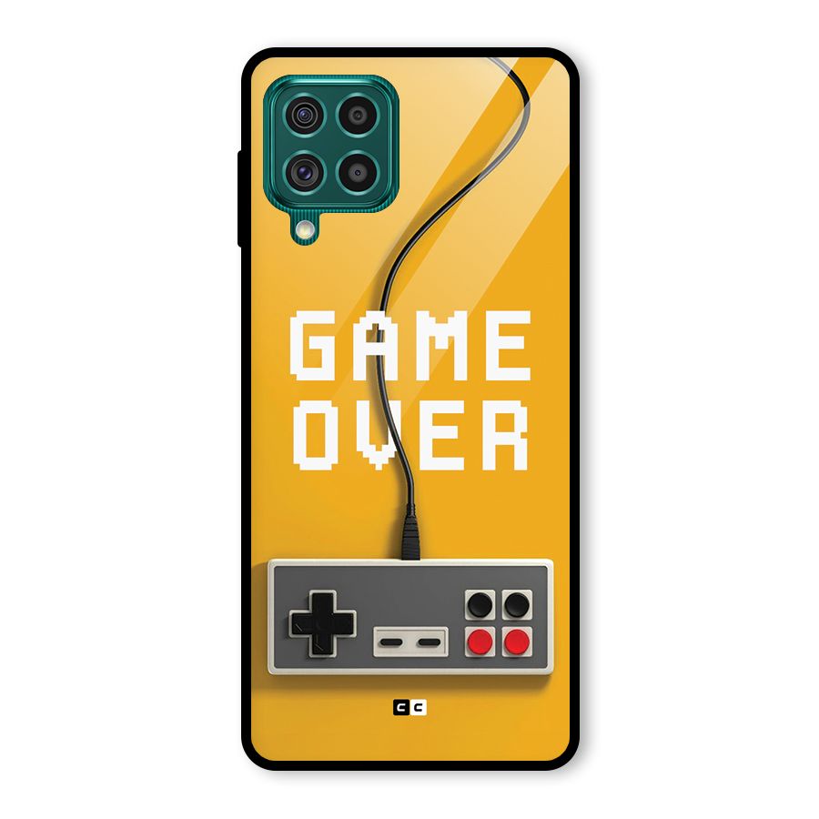 Game Over Remote Glass Back Case for Galaxy F62