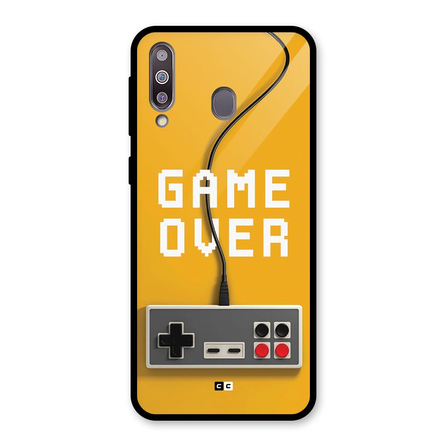 Game Over Remote Glass Back Case for Galaxy M30