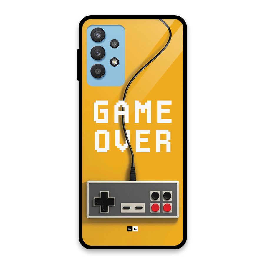 Game Over Remote Glass Back Case for Galaxy M32 5G