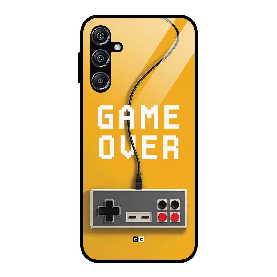 Game Over Remote Glass Back Case for Galaxy M34 5G