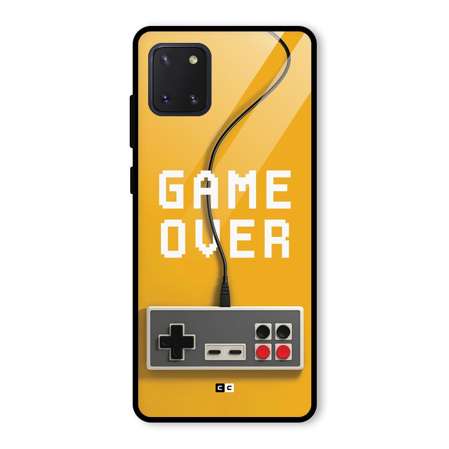 Game Over Remote Glass Back Case for Galaxy Note 10 Lite