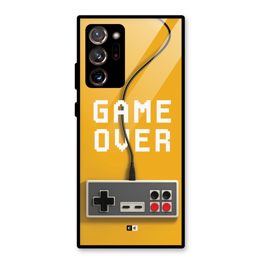 Game Over Remote Glass Back Case for Galaxy Note 20 Ultra