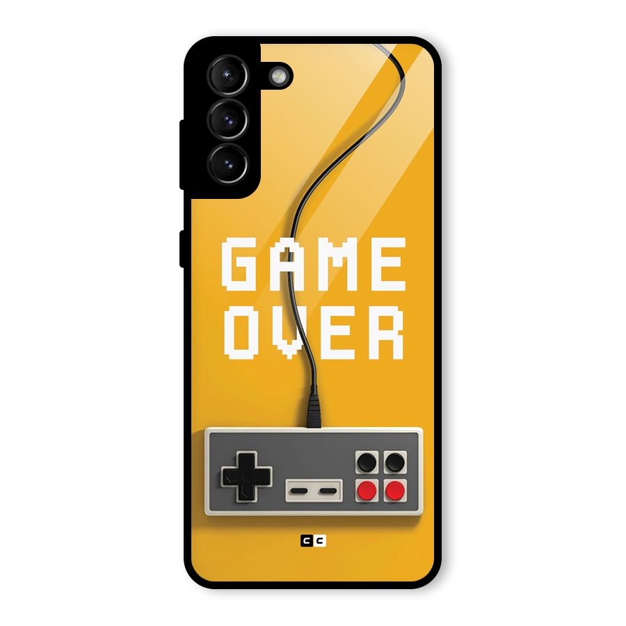 Game Over Remote Glass Back Case for Galaxy S21 Plus