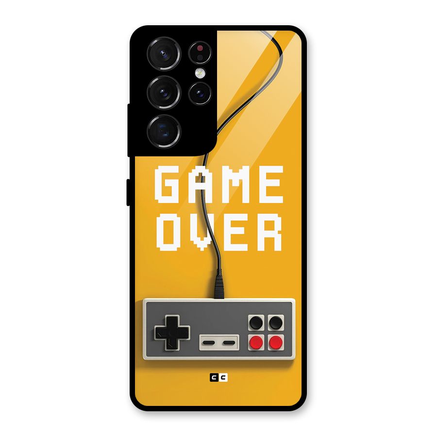 Game Over Remote Glass Back Case for Galaxy S21 Ultra 5G