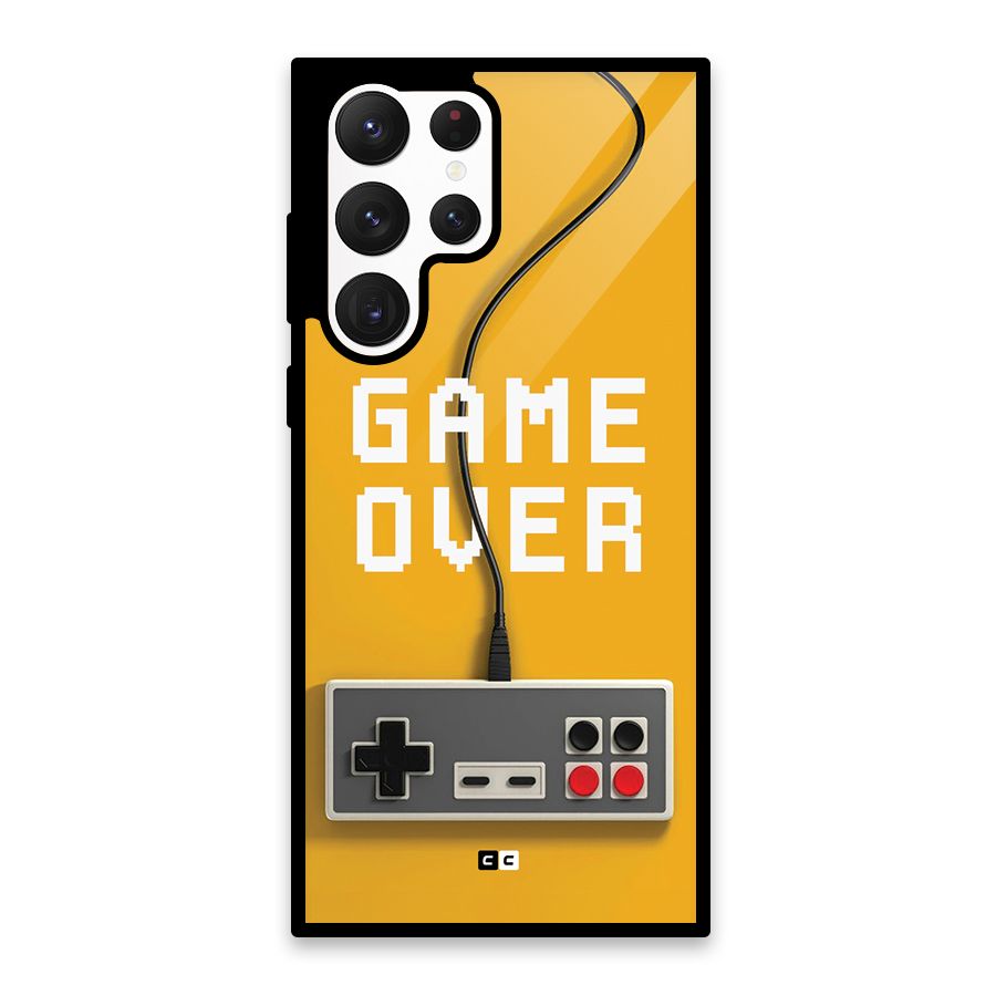 Game Over Remote Glass Back Case for Galaxy S22 Ultra 5G