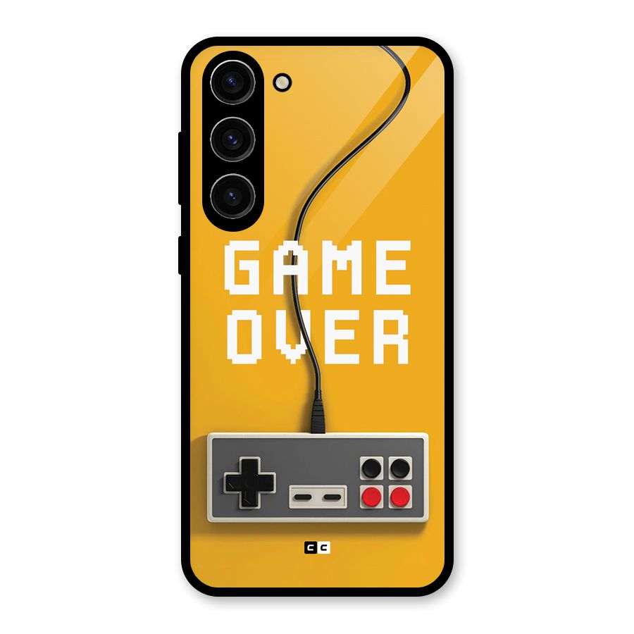 Game Over Remote Glass Back Case for Galaxy S23 Plus