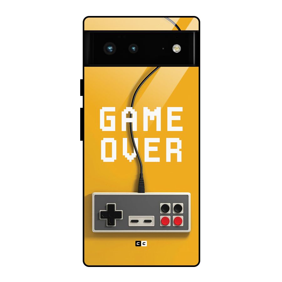 Game Over Remote Glass Back Case for Google Pixel 6