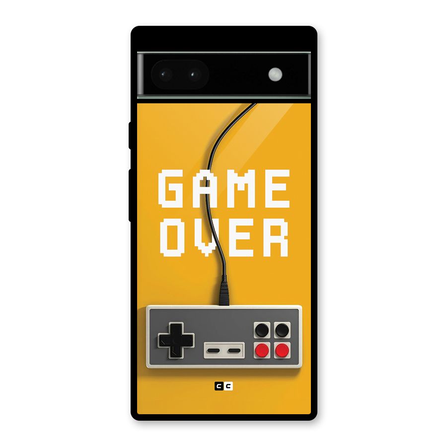 Game Over Remote Glass Back Case for Google Pixel 6a