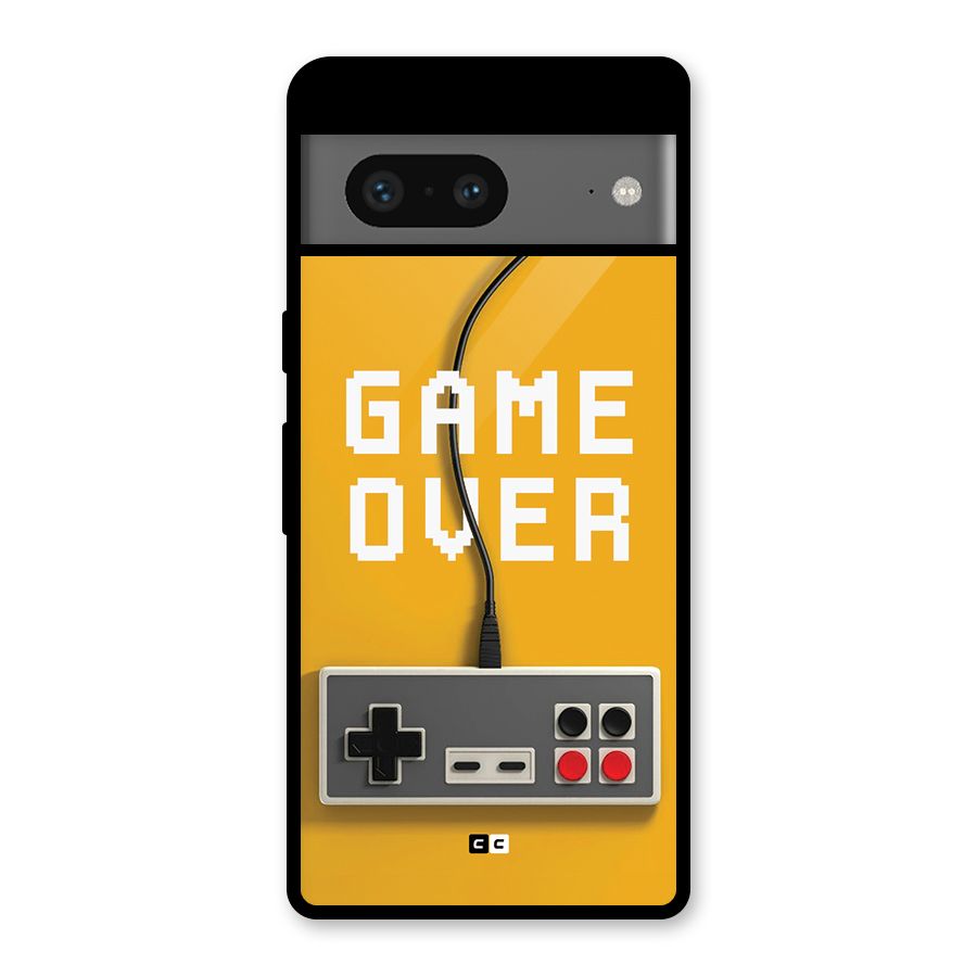 Game Over Remote Glass Back Case for Google Pixel 7