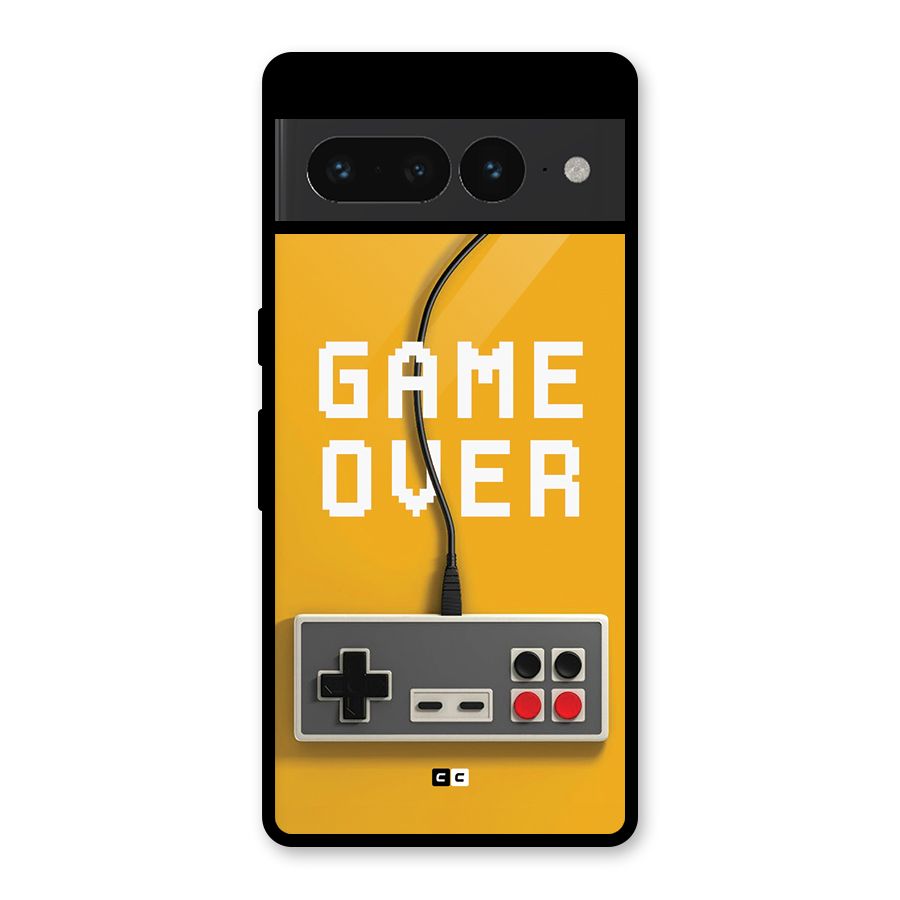Game Over Remote Glass Back Case for Google Pixel 7 Pro