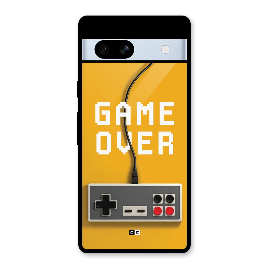 Game Over Remote Glass Back Case for Google Pixel 7a