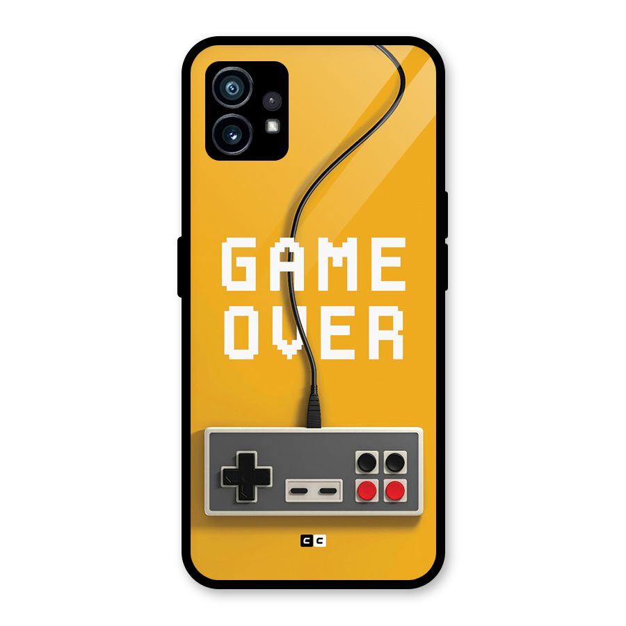 Game Over Remote Glass Back Case for Nothing Phone 1
