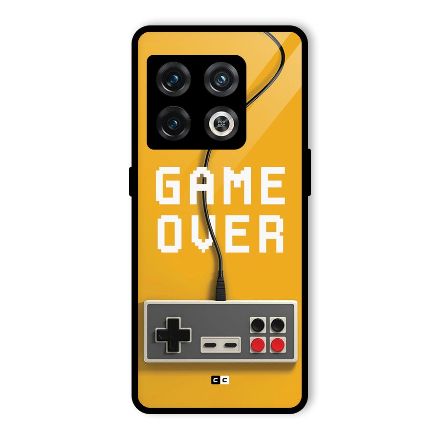 Game Over Remote Glass Back Case for OnePlus 10 Pro 5G