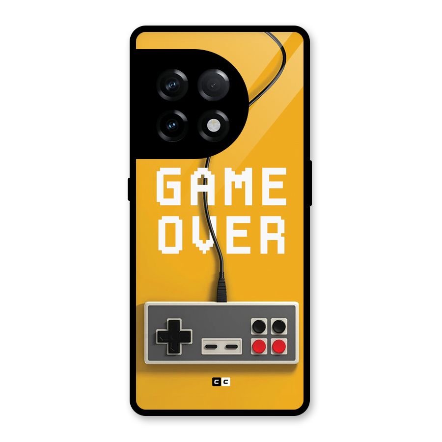 Game Over Remote Glass Back Case for OnePlus 11R
