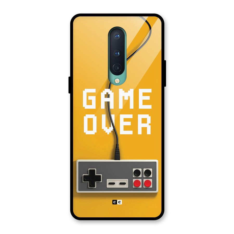 Game Over Remote Glass Back Case for OnePlus 8