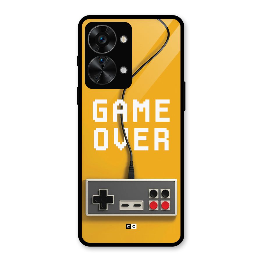 Game Over Remote Glass Back Case for OnePlus Nord 2T