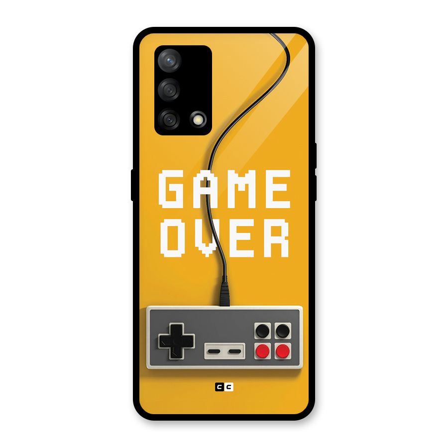 Game Over Remote Glass Back Case for Oppo F19s