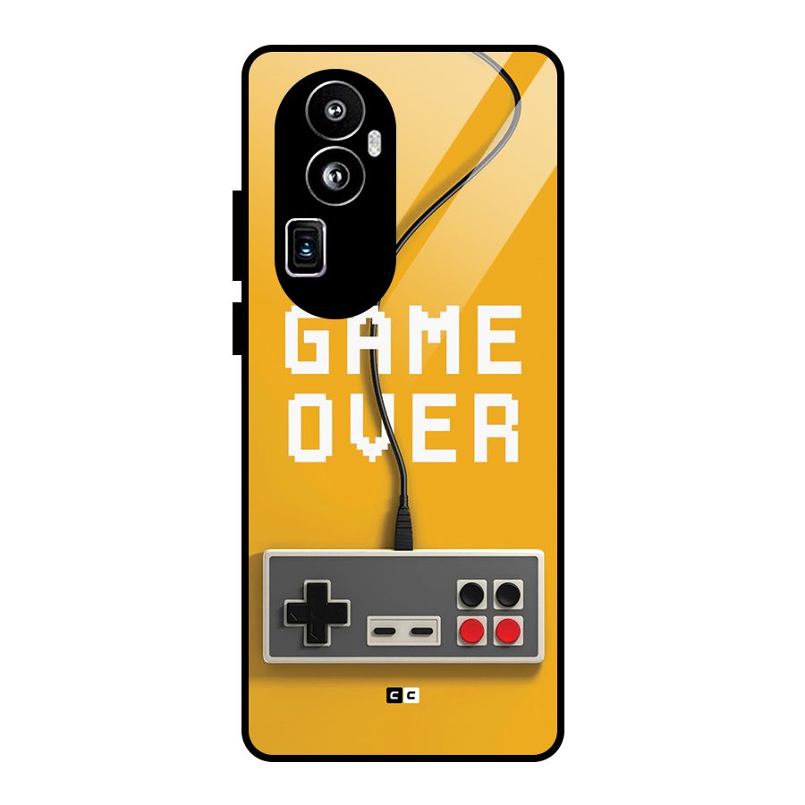 Game Over Remote Glass Back Case for Oppo Reno10 Pro Plus