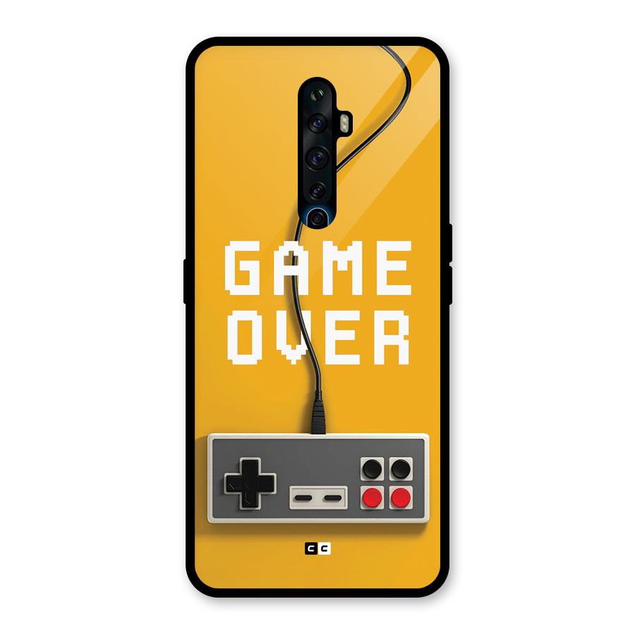 Game Over Remote Glass Back Case for Oppo Reno2 F