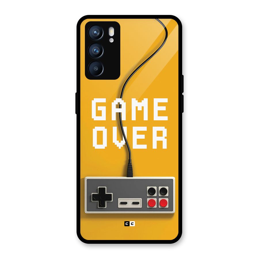 Game Over Remote Glass Back Case for Oppo Reno6 5G