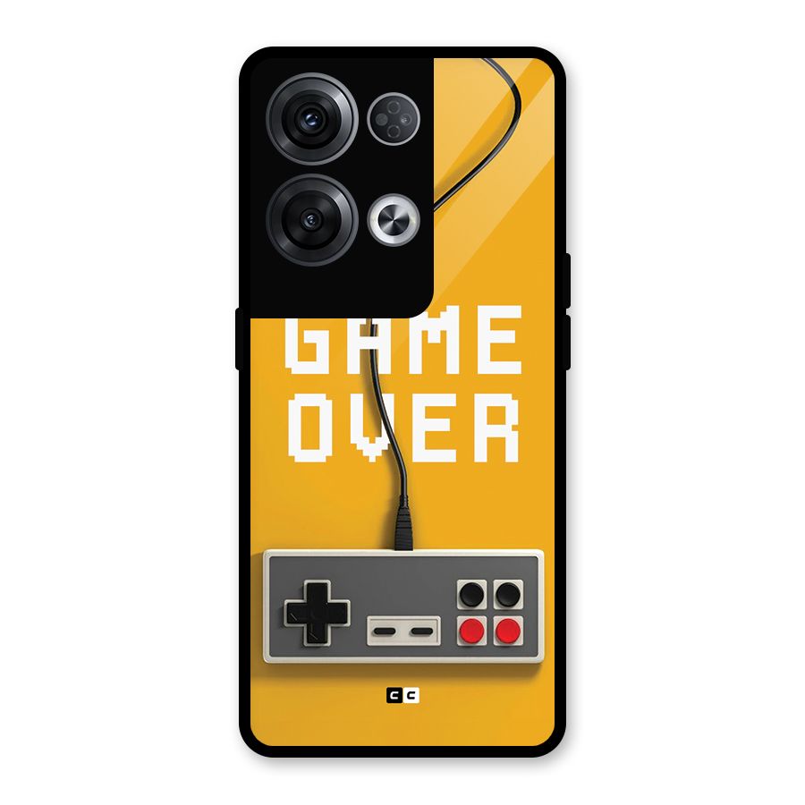 Game Over Remote Glass Back Case for Oppo Reno8 Pro 5G