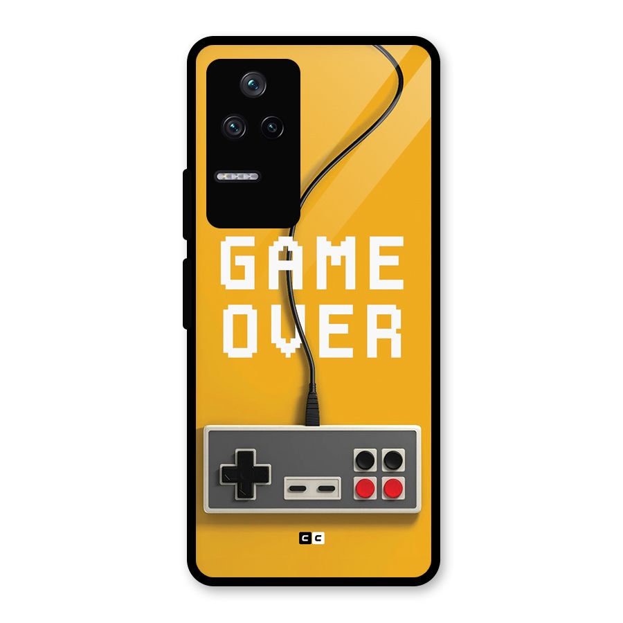 Game Over Remote Glass Back Case for Poco F4 5G
