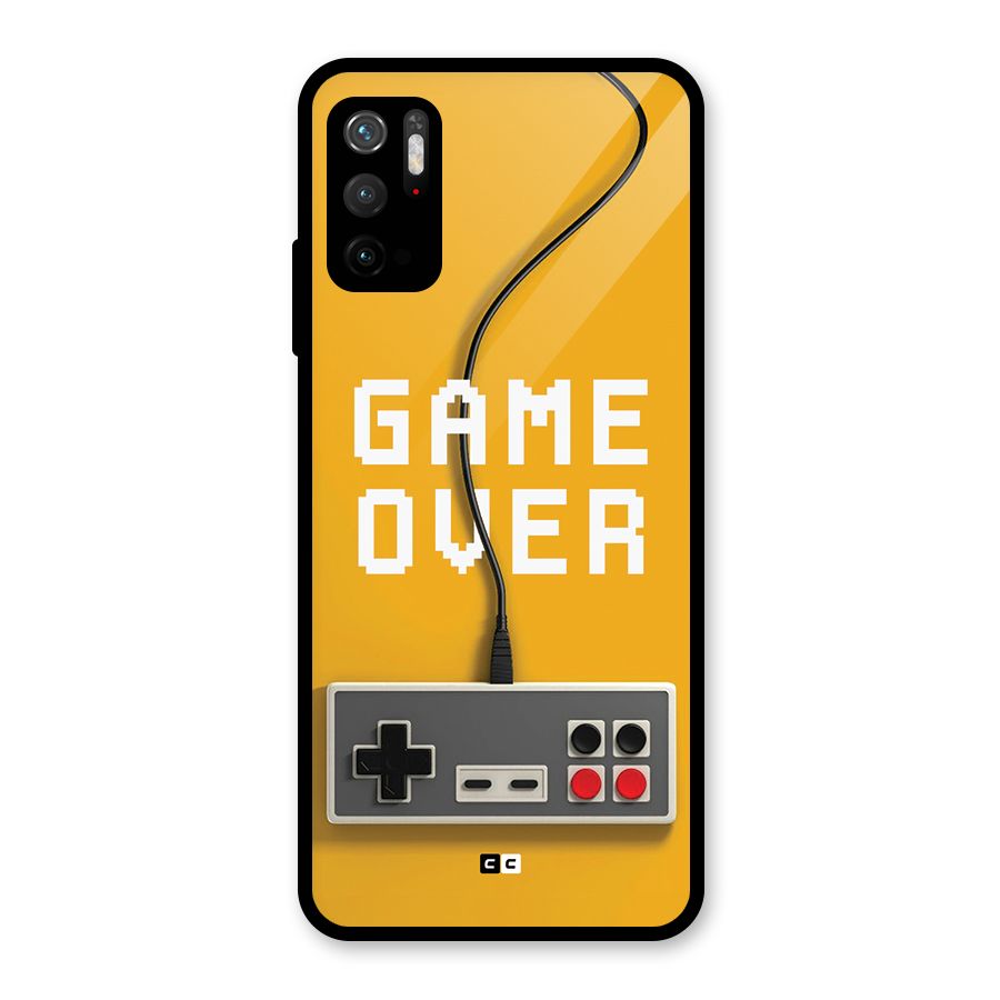 Game Over Remote Glass Back Case for Poco M3 Pro 5G