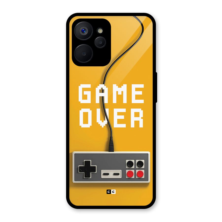 Game Over Remote Glass Back Case for Realme 9i 5G