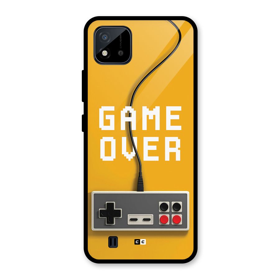 Game Over Remote Glass Back Case for Realme C11 2021