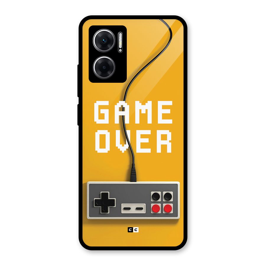 Game Over Remote Glass Back Case for Redmi 11 Prime 5G