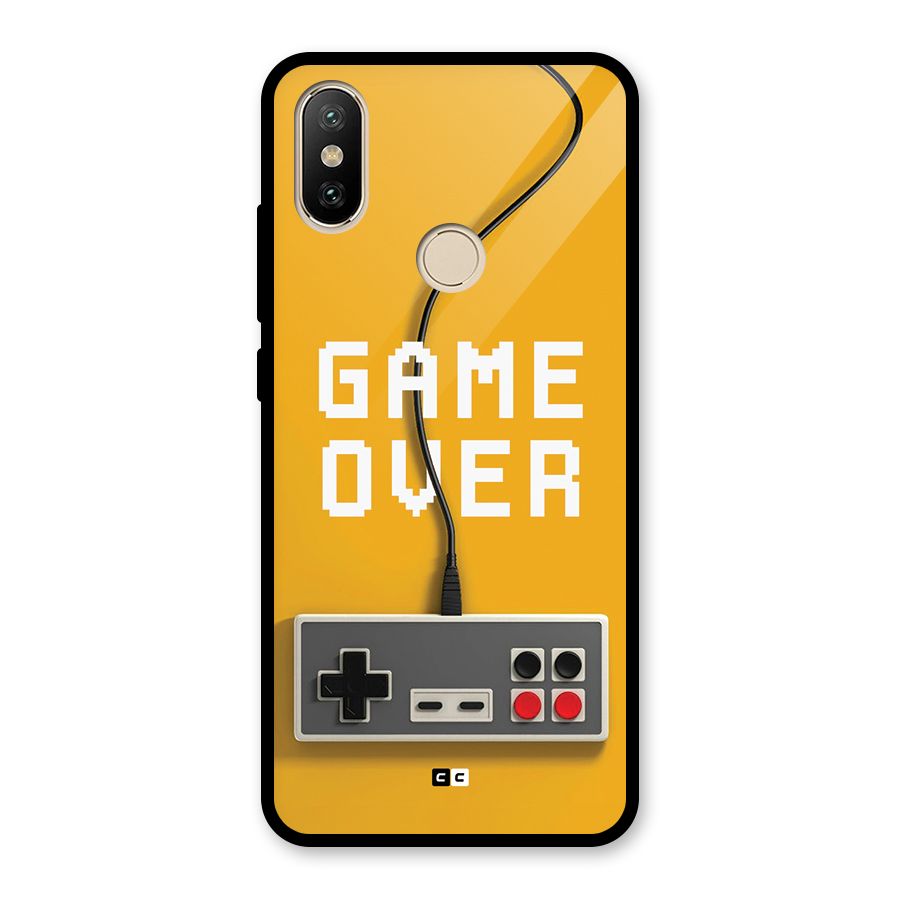 Game Over Remote Glass Back Case for Redmi A2