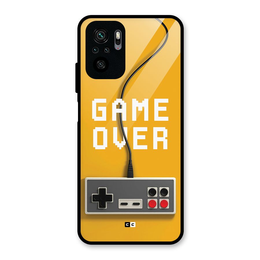 Game Over Remote Glass Back Case for Redmi Note 11 SE