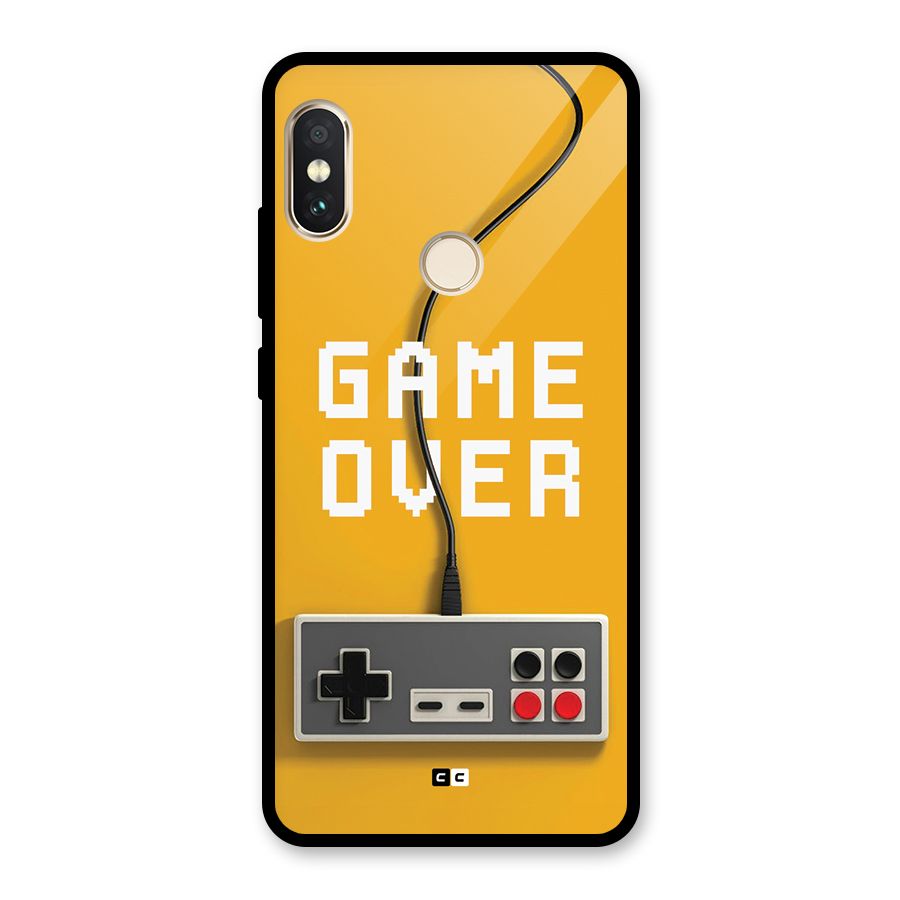 Game Over Remote Glass Back Case for Redmi Note 5 Pro