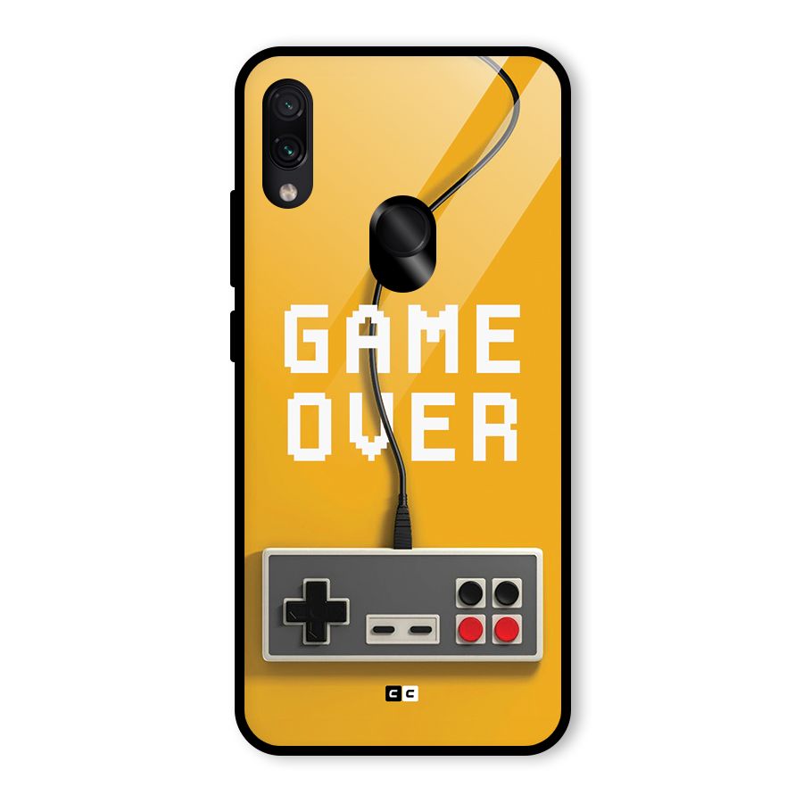 Game Over Remote Glass Back Case for Redmi Note 7 Pro