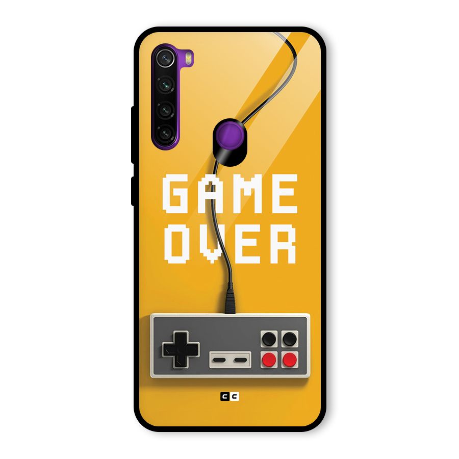 Game Over Remote Glass Back Case for Redmi Note 8