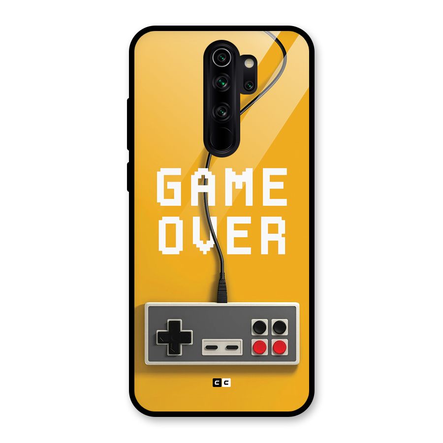 Game Over Remote Glass Back Case for Redmi Note 8 Pro