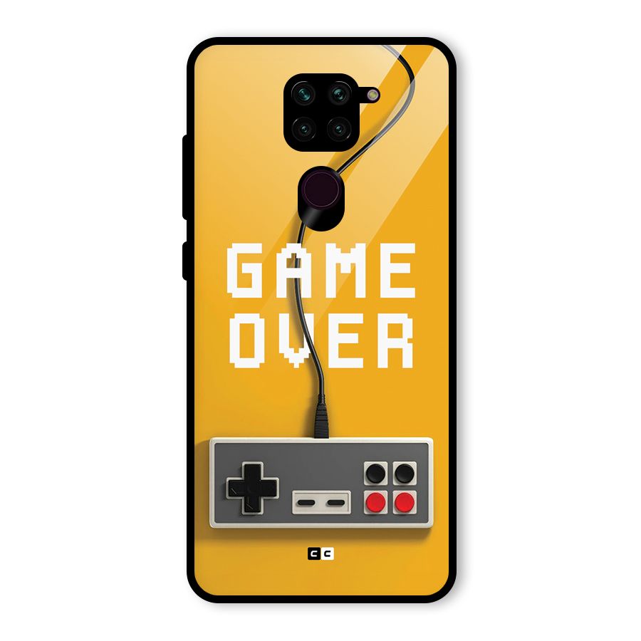 Game Over Remote Glass Back Case for Redmi Note 9