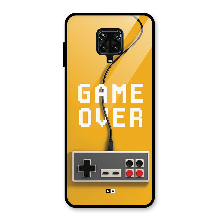 Game Over Remote Glass Back Case for Redmi Note 9 Pro