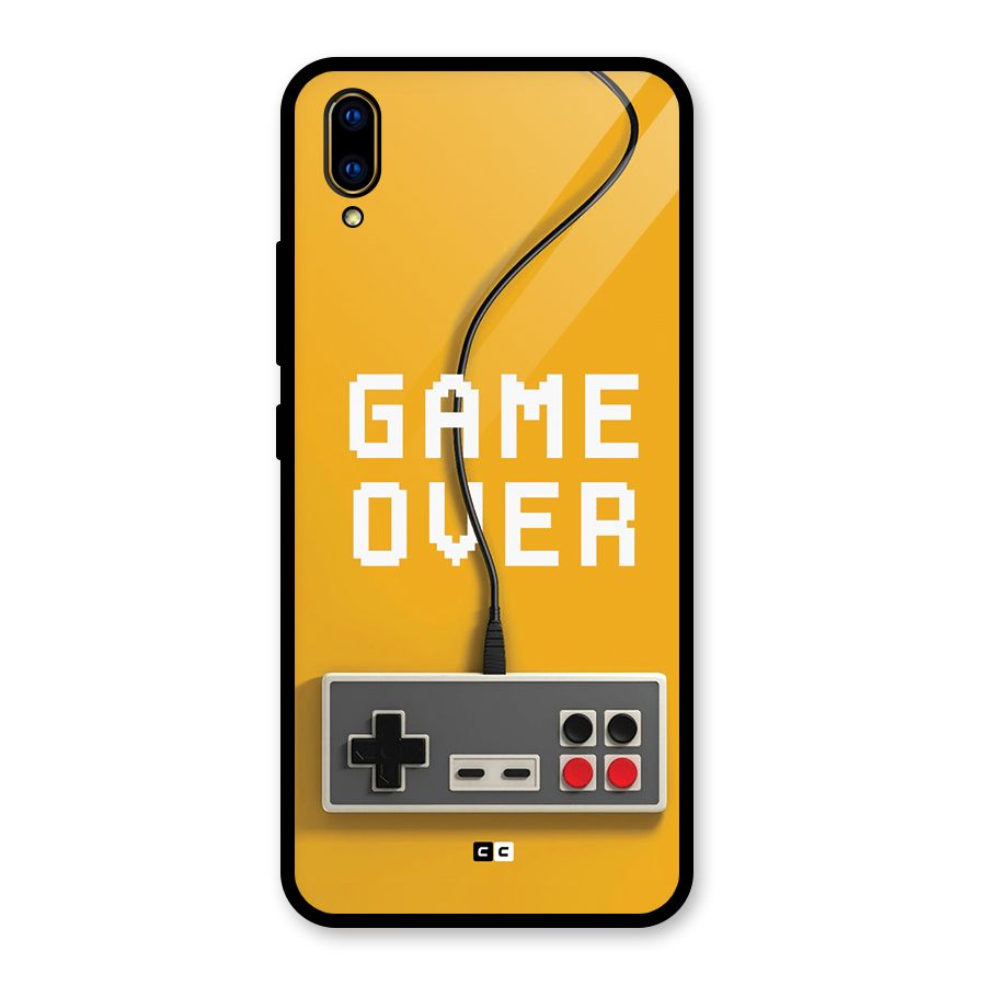 Game Over Remote Glass Back Case for Vivo V11 Pro