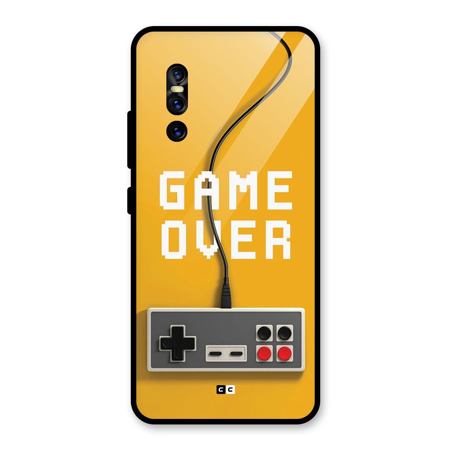 Game Over Remote Glass Back Case for Vivo V15 Pro