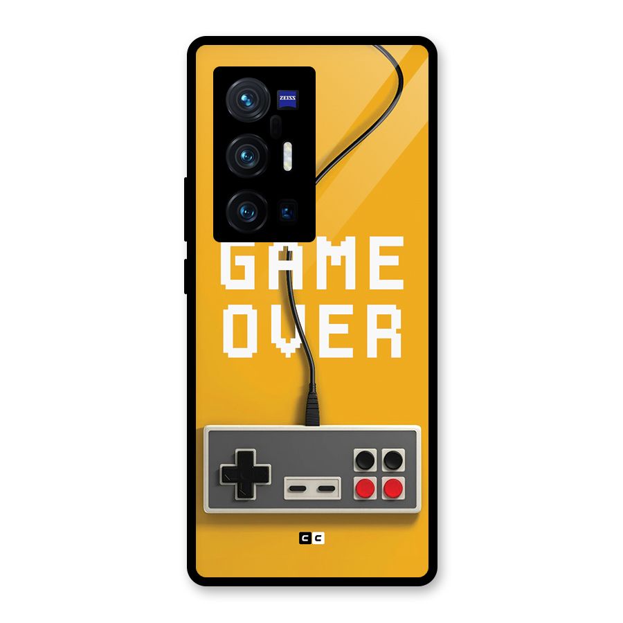 Game Over Remote Glass Back Case for Vivo X70 Pro Plus