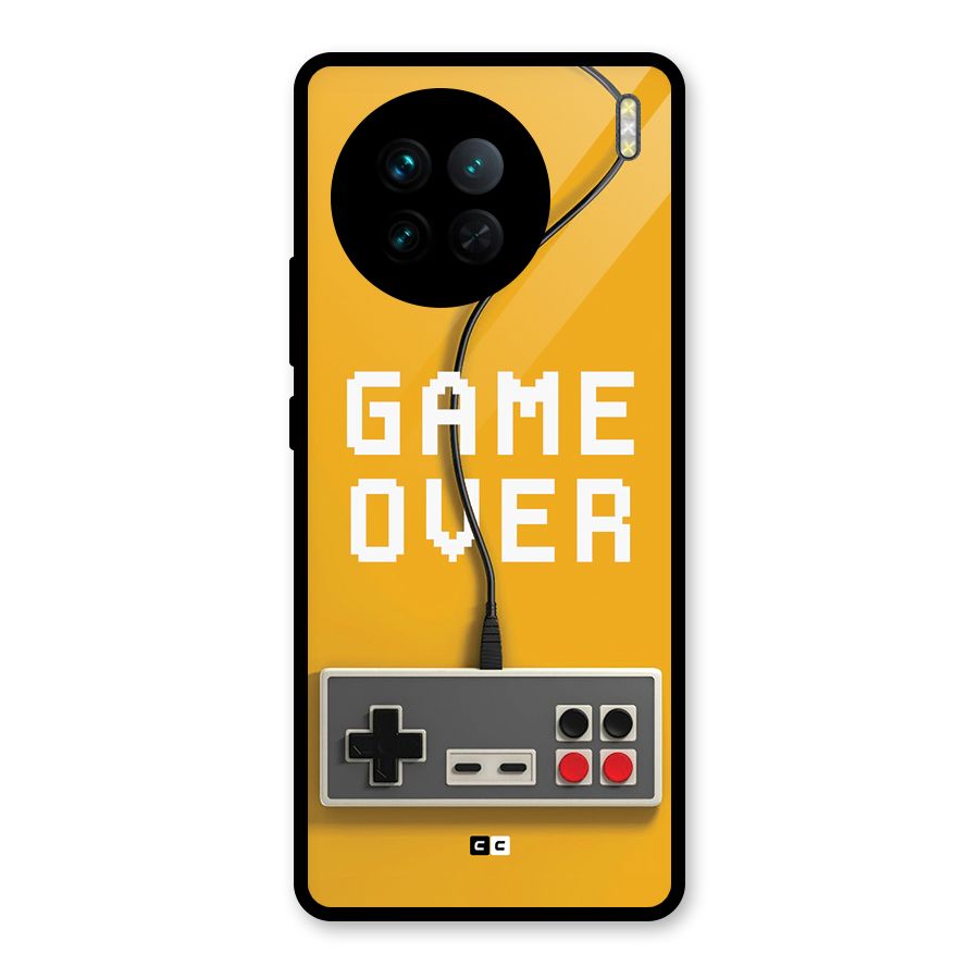 Game Over Remote Glass Back Case for Vivo X90