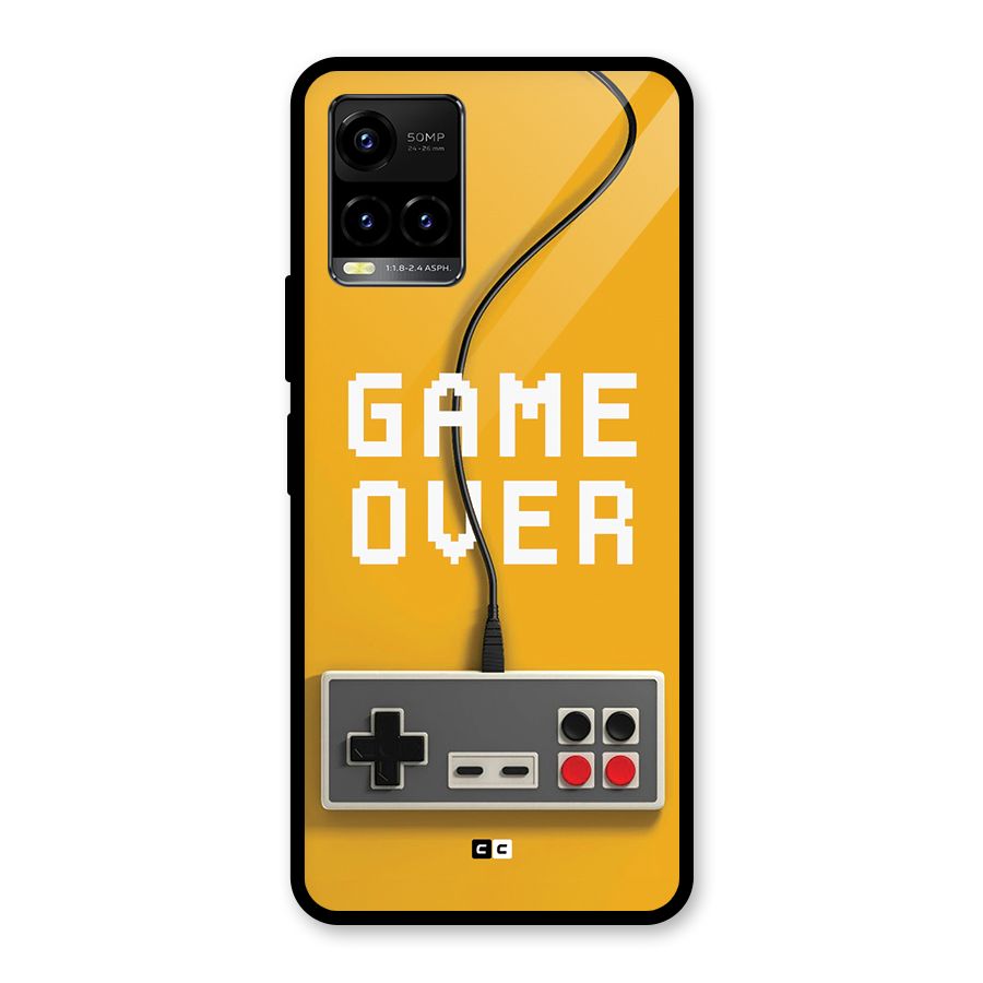 Game Over Remote Glass Back Case for Vivo Y21 2021