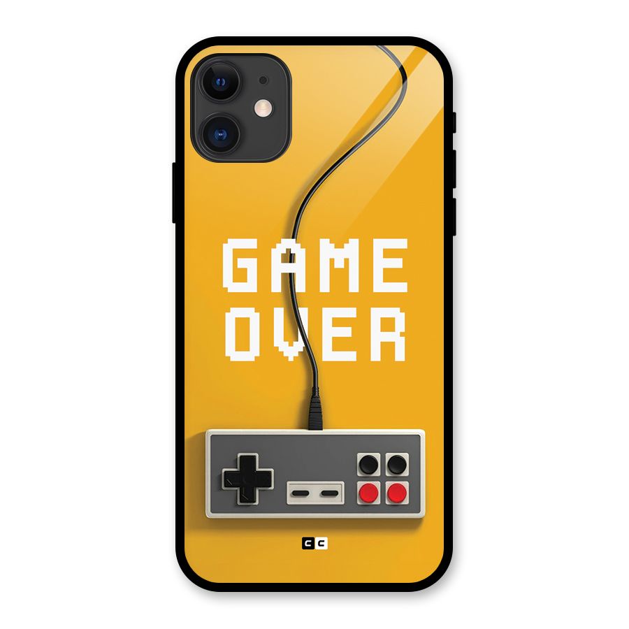 Game Over Remote Glass Back Case for iPhone 11